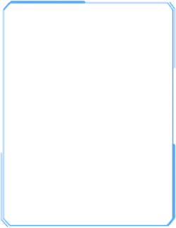 Blue Border - graphic - PNG