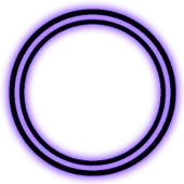 Purple Halo - neon light - tech - PNG