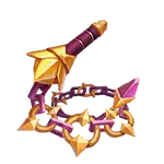 Purple Golden Staff - Lossless PNG