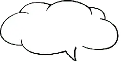 Speech Bubble Cloud - speech - Transparent Background PNG