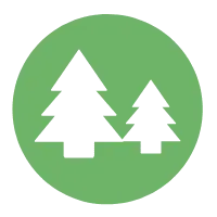 Pine Trees - logo - No Background PNG
