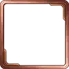 Bronze Frame - simple - Free Download PNG