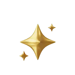 Gold Four-pointed Star - star - PNG Images