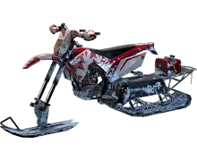 Motorcycle - off-road motorcycle - Transparent Background PNG