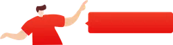 Person in Red Clothing - red - Free Download PNG