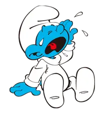 Smurf - smiling - animated character - PNG Images