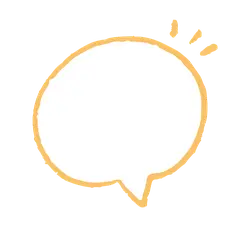 Speech Bubble - line - yellow - PNG Images