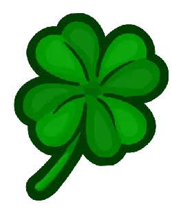 Four Leaf Clover - symbol - No Background PNG