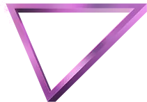 Purple Triangle - outline - High Resolution PNG