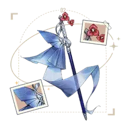 Blue Sword and Flower - sword - High Resolution PNG