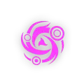 Purple Spiral Pattern - logo - No Background PNG