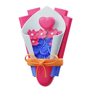 Heart Bouquet - homemade - High Resolution PNG