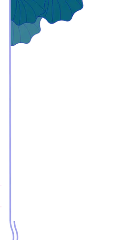 Blue Leaf - nature - High Resolution PNG