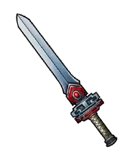 Toy Sword with Red Handle - red - High Resolution PNG