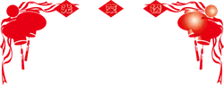 Lantern Pattern - red - decorations - High Resolution PNG
