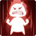 Angry Light Shadow Character - light shadow - Transparent Background PNG