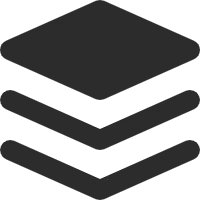 Stacked Arrows - icon - Transparent Layer PNG