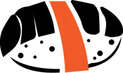 Orange Number 7 - graphic design - Transparent Background PNG