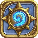 Blue Vortex Badge - mystical - Transparent Layer PNG
