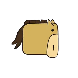 Square Horse - horse - Free Download PNG