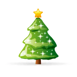Christmas Tree - shiny - High Resolution PNG