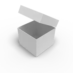 White Paper Box - Highly Rated PNG
