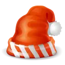 Santa Hat - white - Lossless PNG