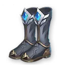 Blue Crystal Boots - game item - No Background PNG