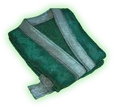 Green Cloak - glowing - Transparent Background PNG