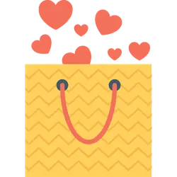 Love Shopping Bag - heart - Free Download PNG