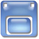 Blue Button - icon - Lossless PNG