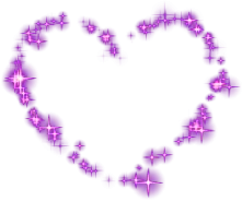Purple Heart Shape Pattern - purple - PNG