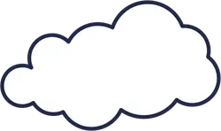 Cloud - Fast Download PNG - white