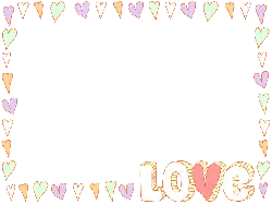 Heart Border - love - Transparent Background PNG