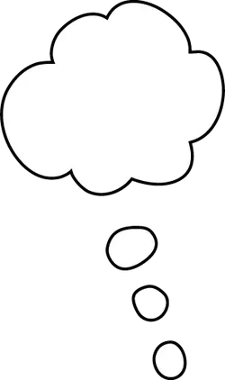 Thinking Bubble - illustration - idea - High Resolution PNG