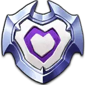 Heart Shield - purple - PNG