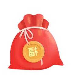 Red Envelope - New Year - Transparent Background PNG