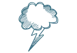 Lightning Cloud - Curated PNG