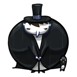 Black Cloaked Sprite - hat - Lossless PNG