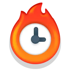Fire Clock - graphic - PNG Images