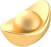 Yuan Bao - luck - Curated PNG