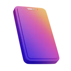 Gradient Phone - modern - Free PNG