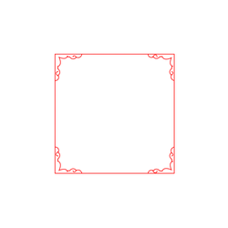 Red Border Decoration Pattern - red - Trending PNG