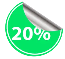 Discount Sticker - green - Free Download PNG