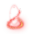 Number 8 - red - glowing - PNG