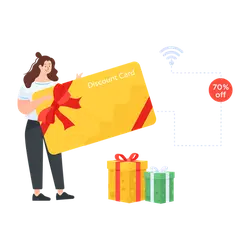 Discount Card - gift - No Background PNG