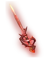 Red Sword - weapon - Transparent Layer PNG