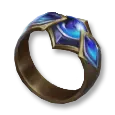 Blue Gemstone Ring - blue - PNG Images