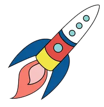 Colorful Rocket - launch - colorful - High Resolution PNG