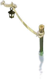 Street Lamp - wooden - PNG